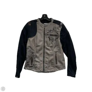 Jacket Other By Harley Davidson In Black & Tan, Size: M