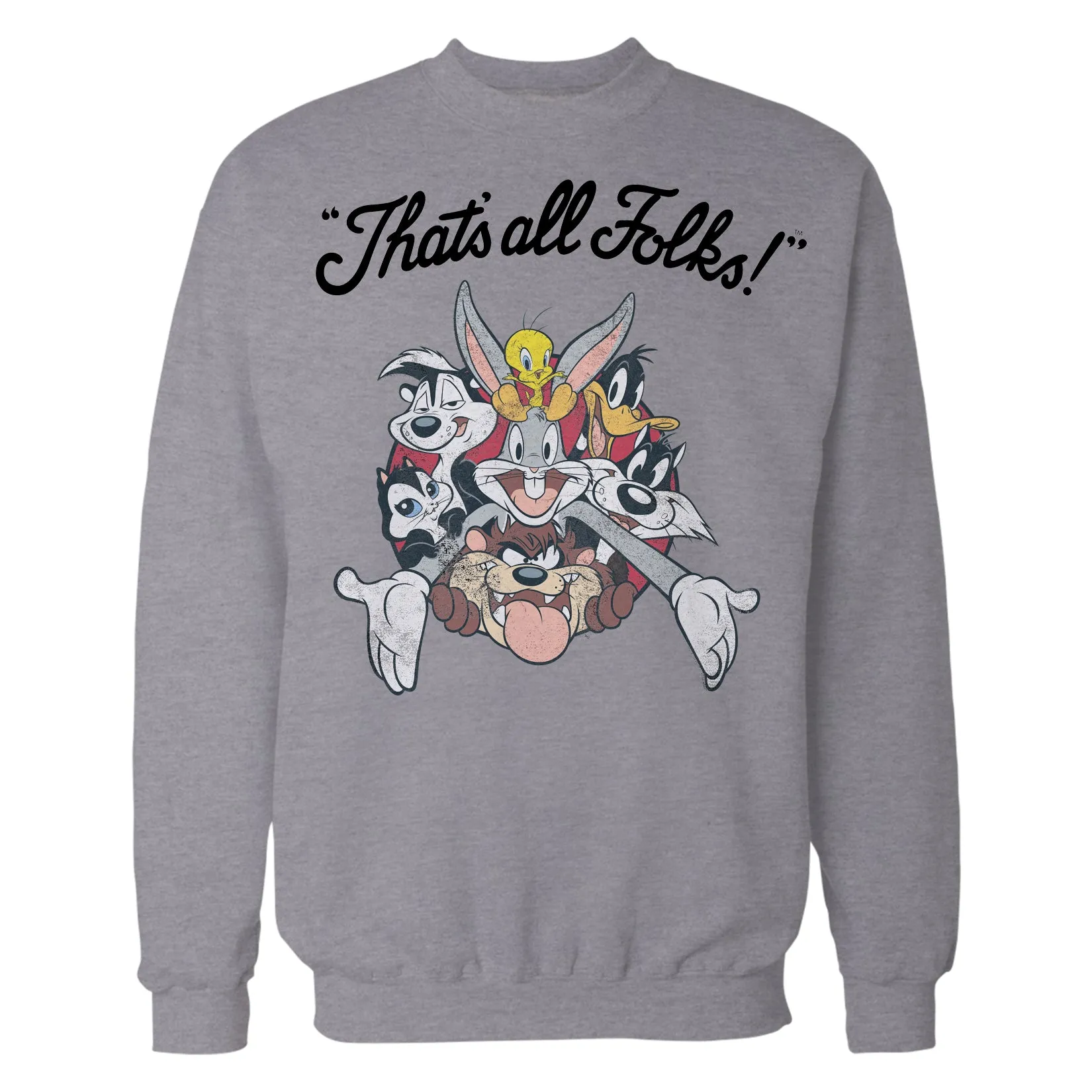 Looney Tunes All Stars That's All Folks Official Sweatshirt