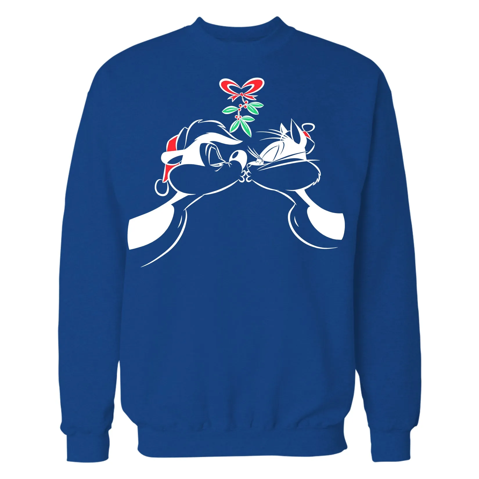 Looney Tunes Pepe Le Pew Xmas Kiss Official Sweatshirt