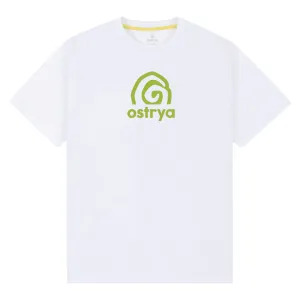 Rising swirl equi-tee - White