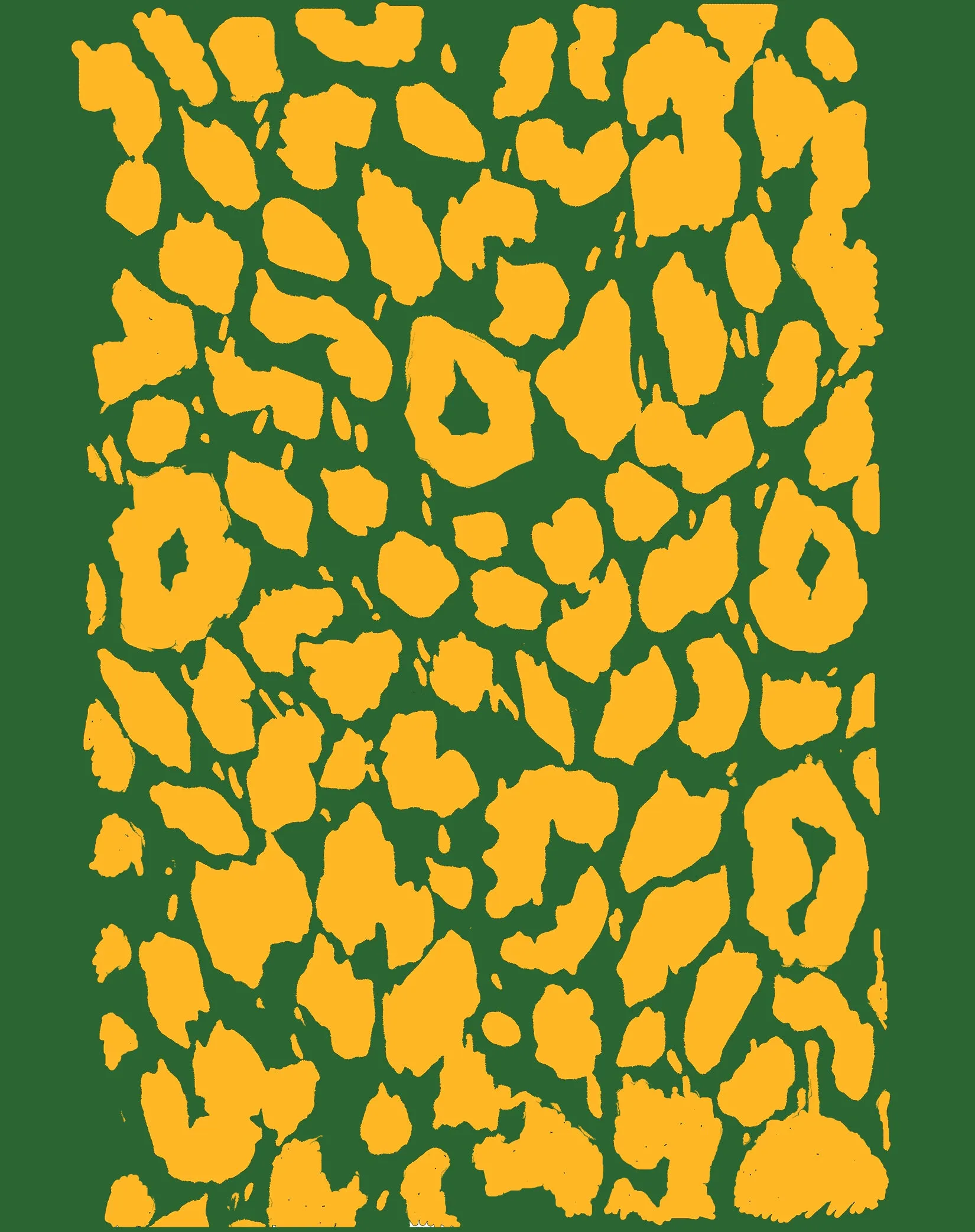US Brand X Old's Kool Leopard Print Official Men's T-Shirt (Green)